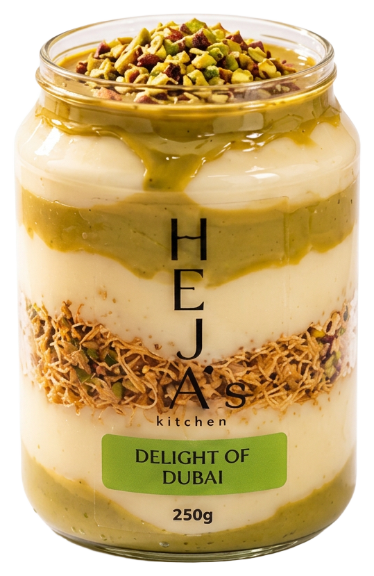 Delight of Dubai dessert can